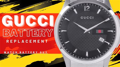 gucci watch battery size|vintage gucci watch battery replacement.